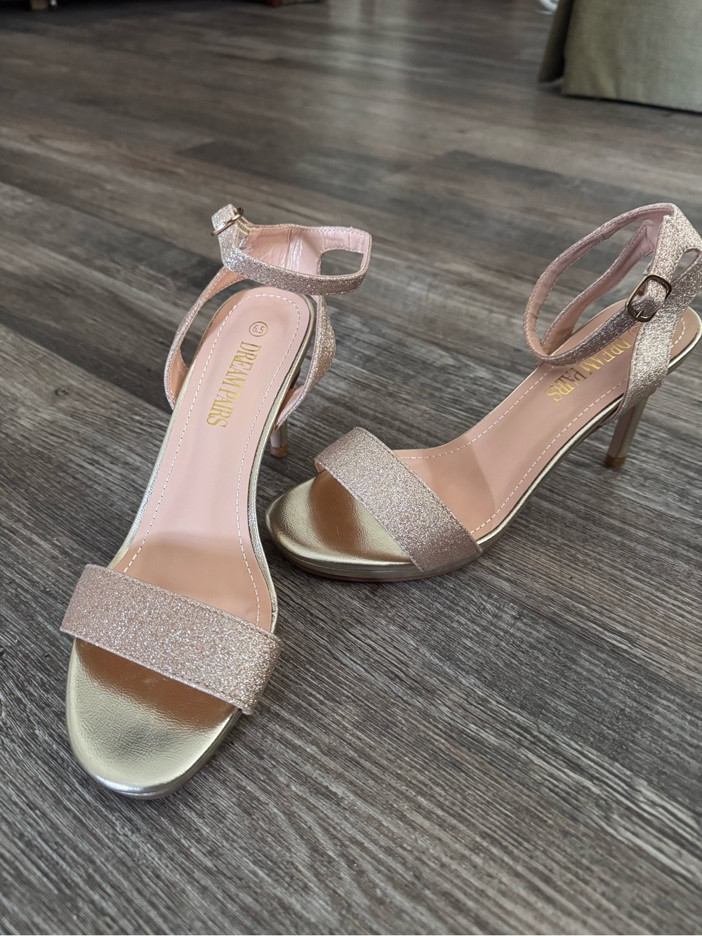Gold Dress Shoes